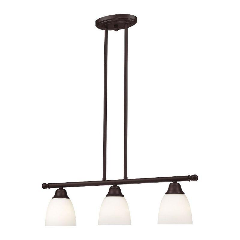 Livex Lighting Somerville 3 - Light Chandelier in  Bronze