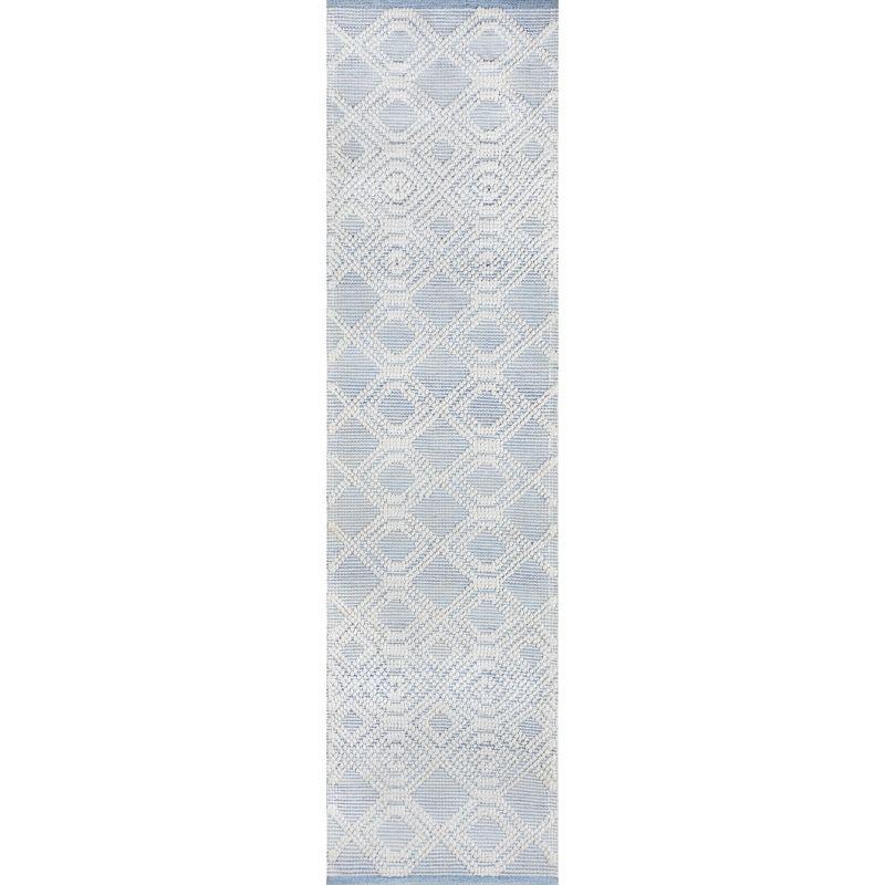 2'3"x8' Runner Hermosa Cara Rug Light Blue - Momeni