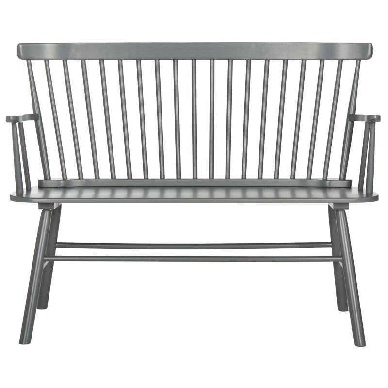 Modern Addison 48'' Gray Spindleback Stationary Settee