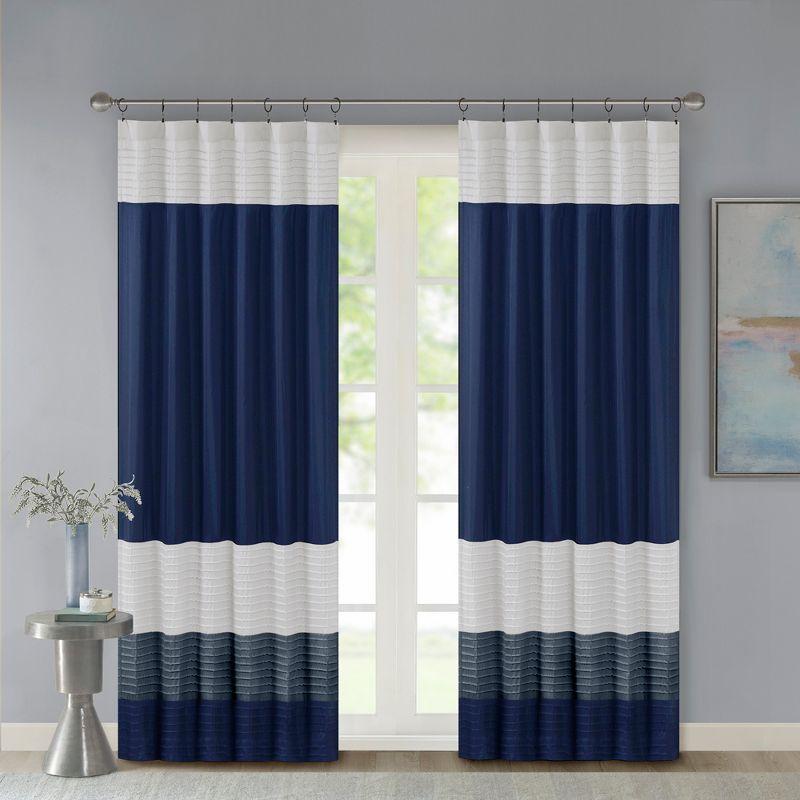 Amherst Polyoni Pintuck Curtain Panel