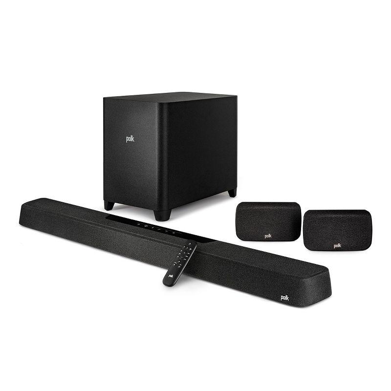 Black 7.1.2 Channel Wireless Soundbar System with Dolby Atmos