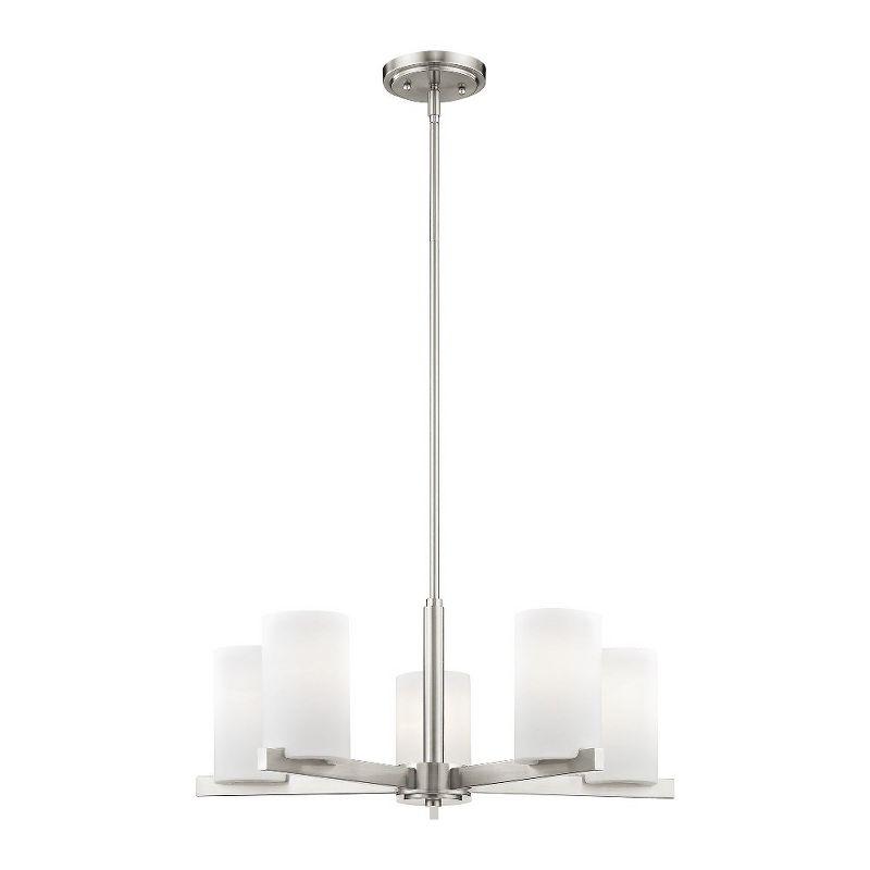 Livex Lighting Astoria 5 - Light Chandelier in  Brushed Nickel