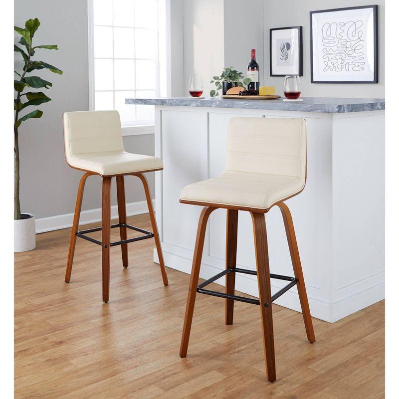 Swivel Upholstered Counter Stool