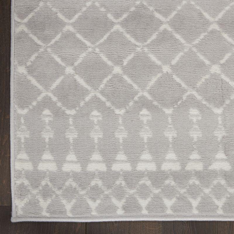 Nourison Whimsicle WHS02 Indoor only Area Rug - Grey 6' x 9'