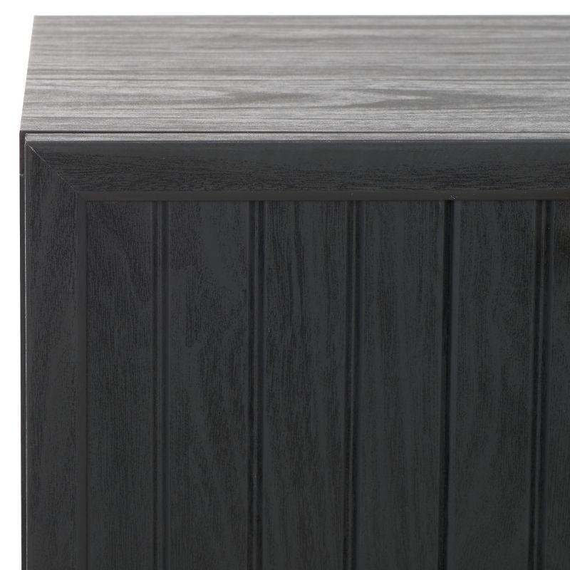 Axelle 1 Drawer Nightstand - NST9607 - Black/Black - Safavieh