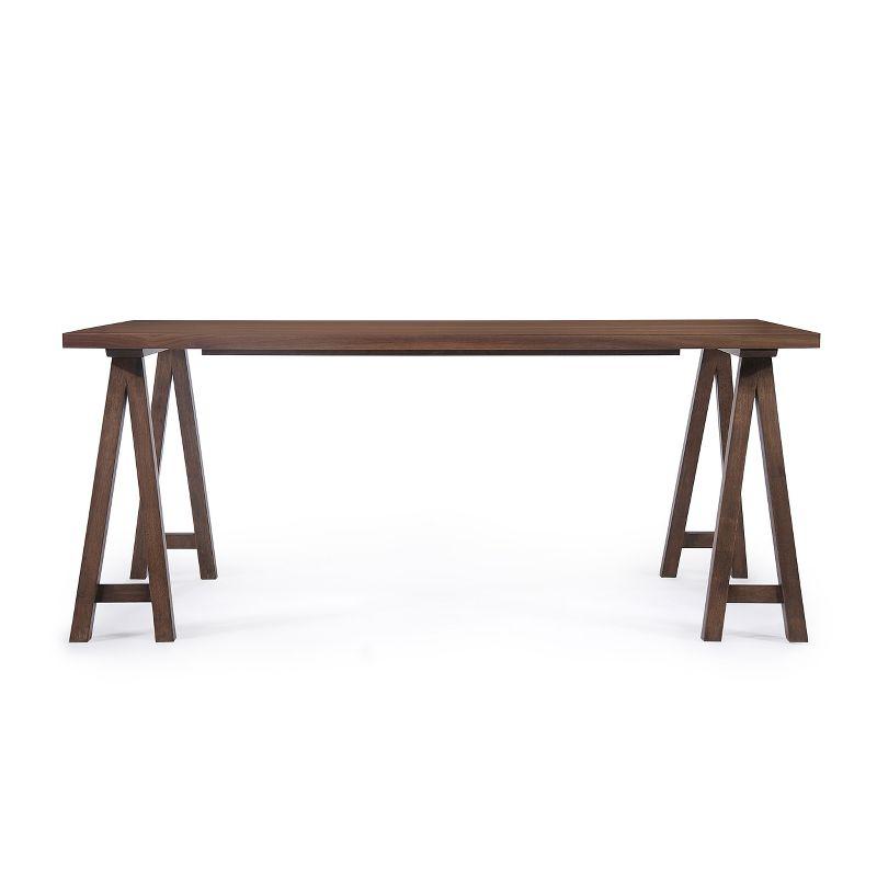 Sabine 71" Rectangular Farmhouse Wood Dining Table: Seats 8, Rubberwood & Oak - Christopher Knight Home