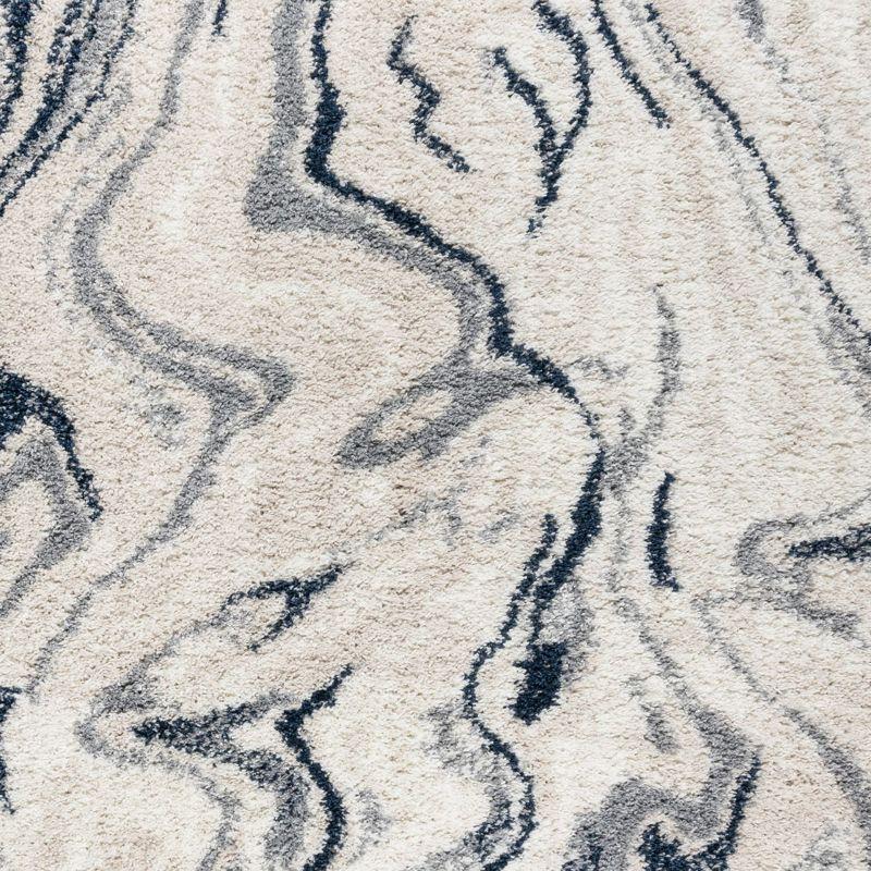 Gertmenian Anjou Modern Abstract Polypropylene Shag Area Rug