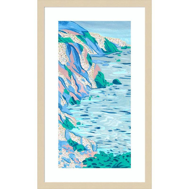 Amanti Art 15"x25" Ideal Vacation II by Melissa Wang Wood Framed Wall Art Print