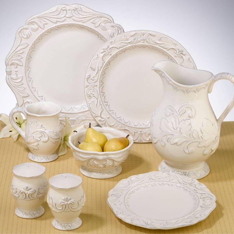 Certified International Firenze Ivory Dessert Plates - 9.5"x9.5" Set of 4