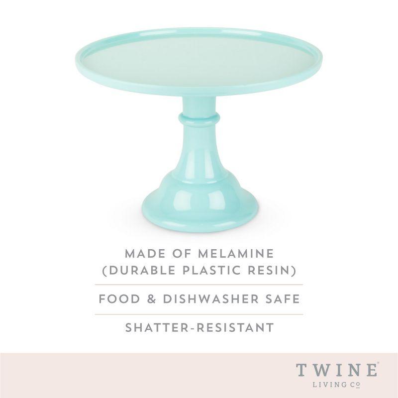 Twine Mint Melamine Cake Stand, Cupcake Stand, Home Decor, Food Service, Dessert Accessory, Mint Green, Set of 1