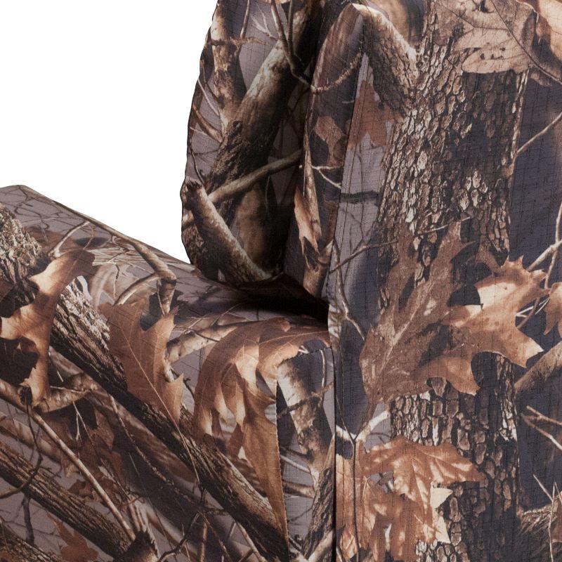 Flash Furniture Chandler Contemporary Camouflaged Fabric Kids Recliner with Cup Holder