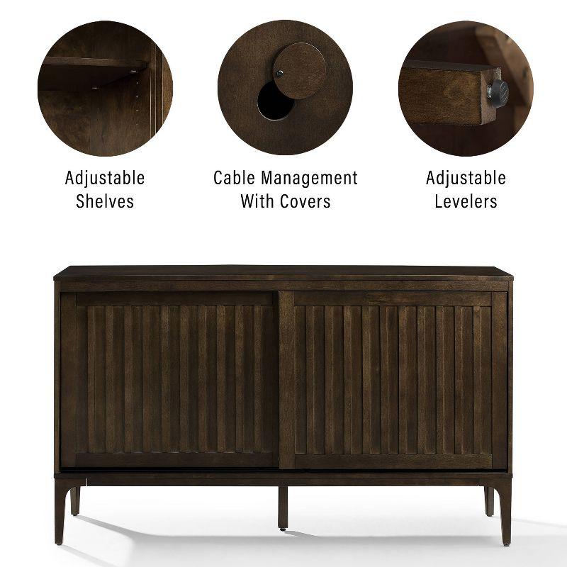 Crosley 54" Asher Sideboard Dark Brown