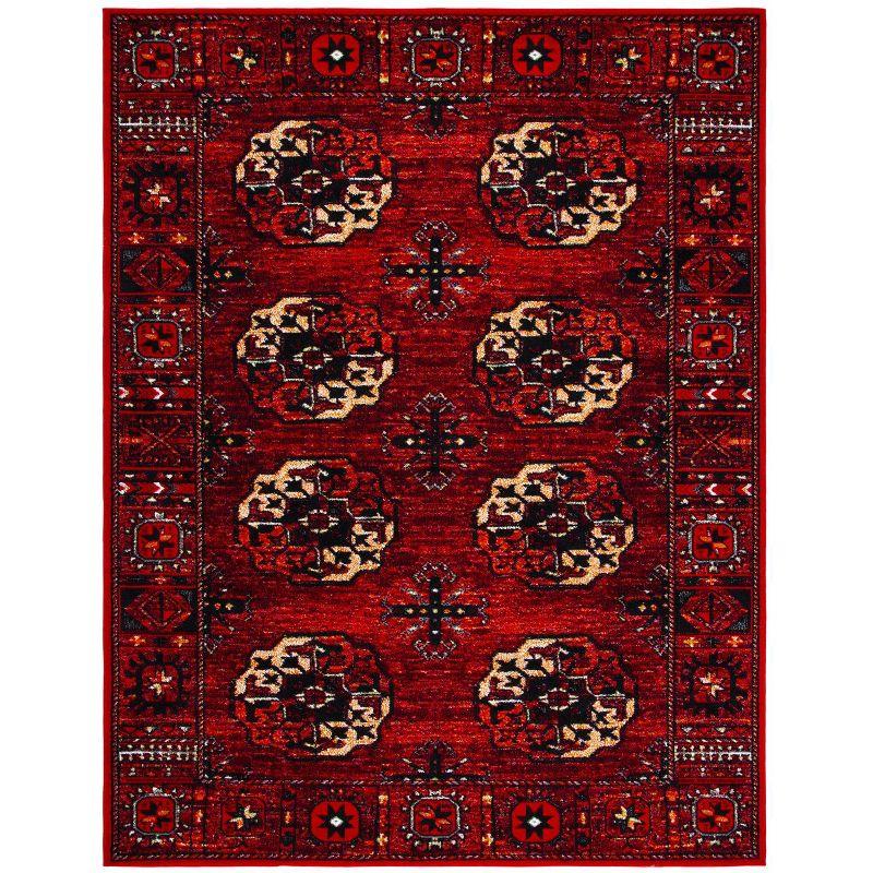 Vintage Hamadan VTH212 Power Loomed Indoor Area Rug - Red/Multi - 9'x12' - Safavieh