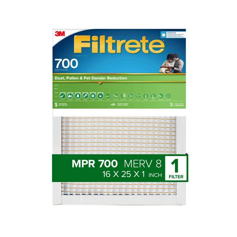 Filtrete 16x25x1 Electrostatic Air Filter for Dust and Pet Dander