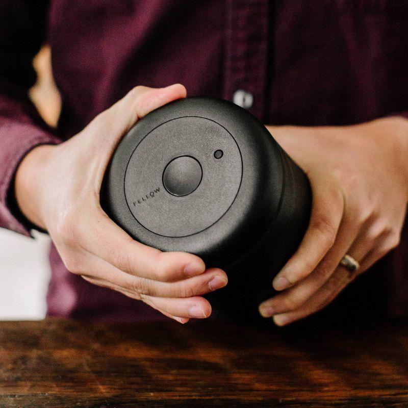 Fellow Atmos Large Vacuum Canister in Matte Black