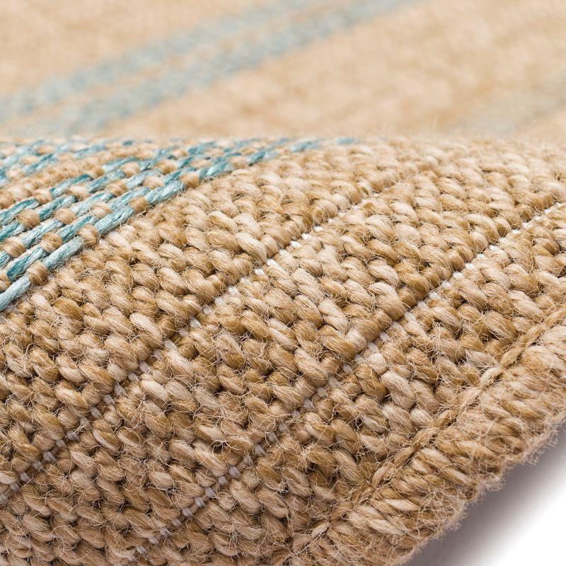 Liora Manne Sahara Multi Border Indoor/Outdoor Rug Aruba 7'10" Square
