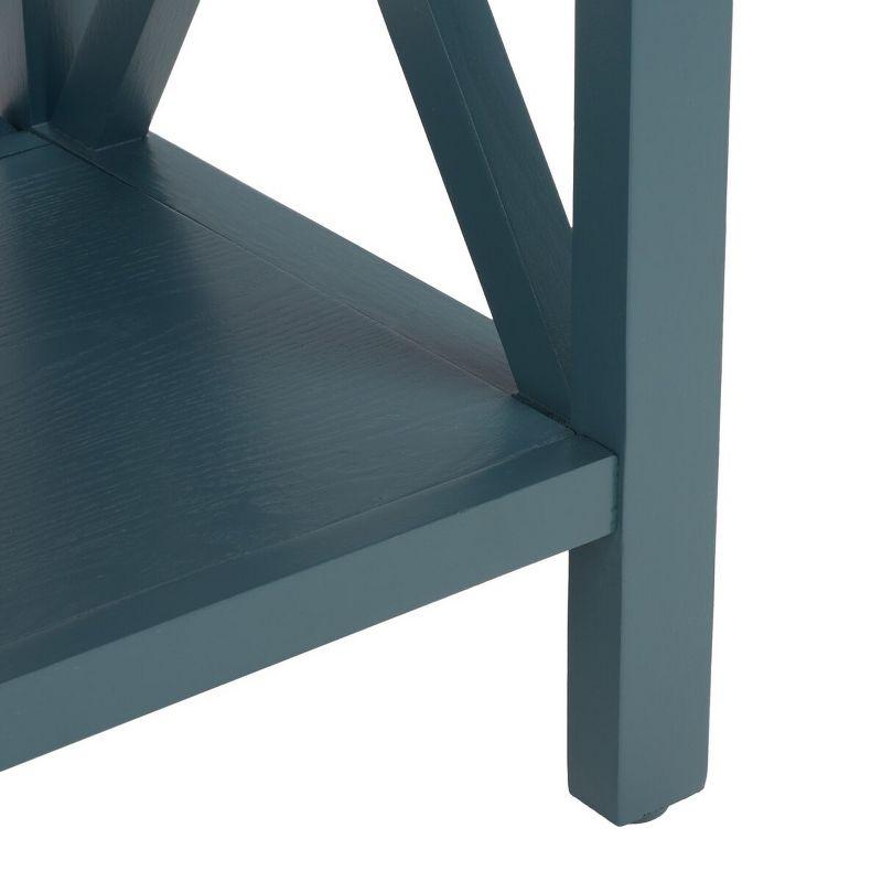 Candace End Table - Teal - Safavieh.