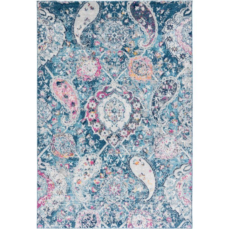 Madison MAD600 Power Loomed Indoor Area Rug - Blue/Grey - 5'3"x7'6" - Safavieh