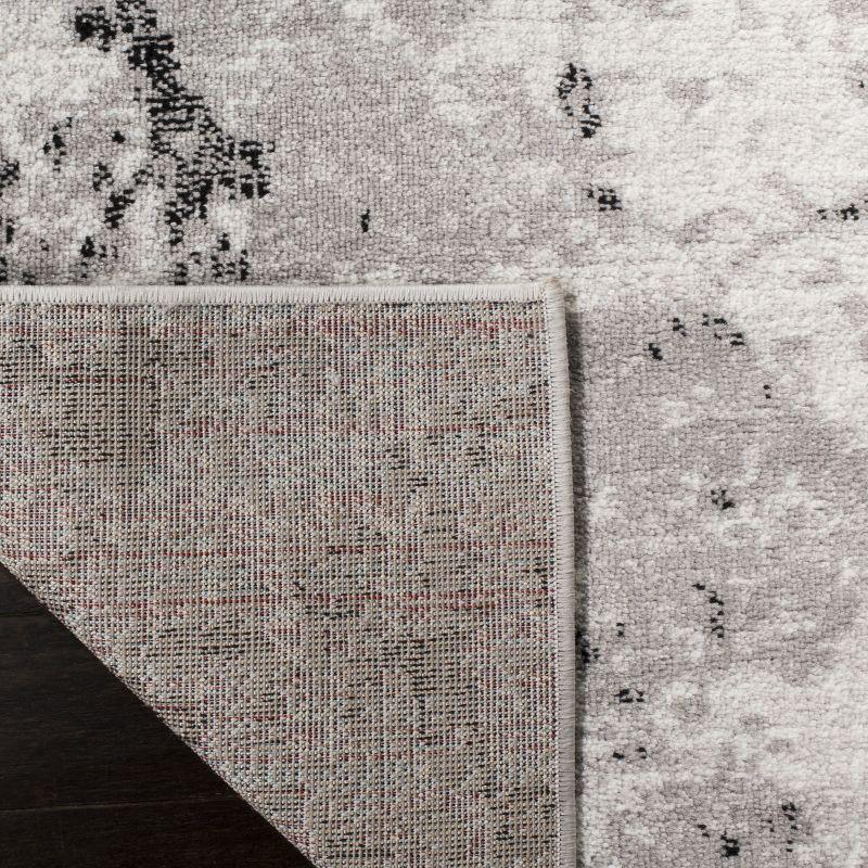 Skyler SKY186 Power Loomed Indoor Area Rug - Grey/Ivory - 6'7"x6'7" - Safavieh