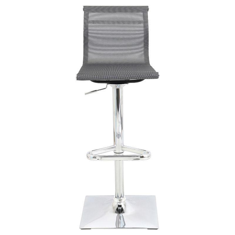 Mirage Contemporary Adjustable Barstool - LumiSource