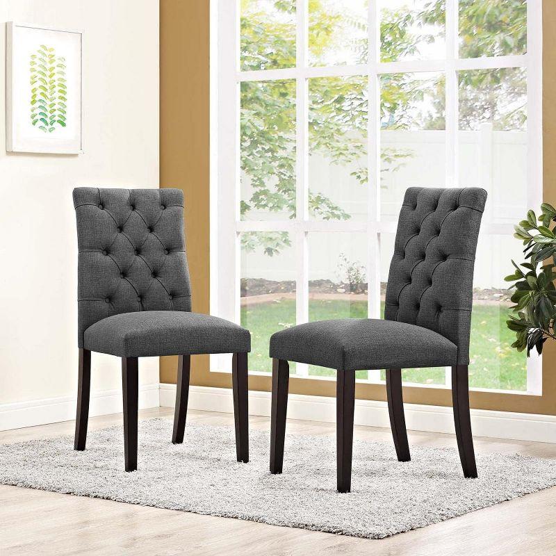 Modway Copper Grove Trilj Vinyl Dining Chair
