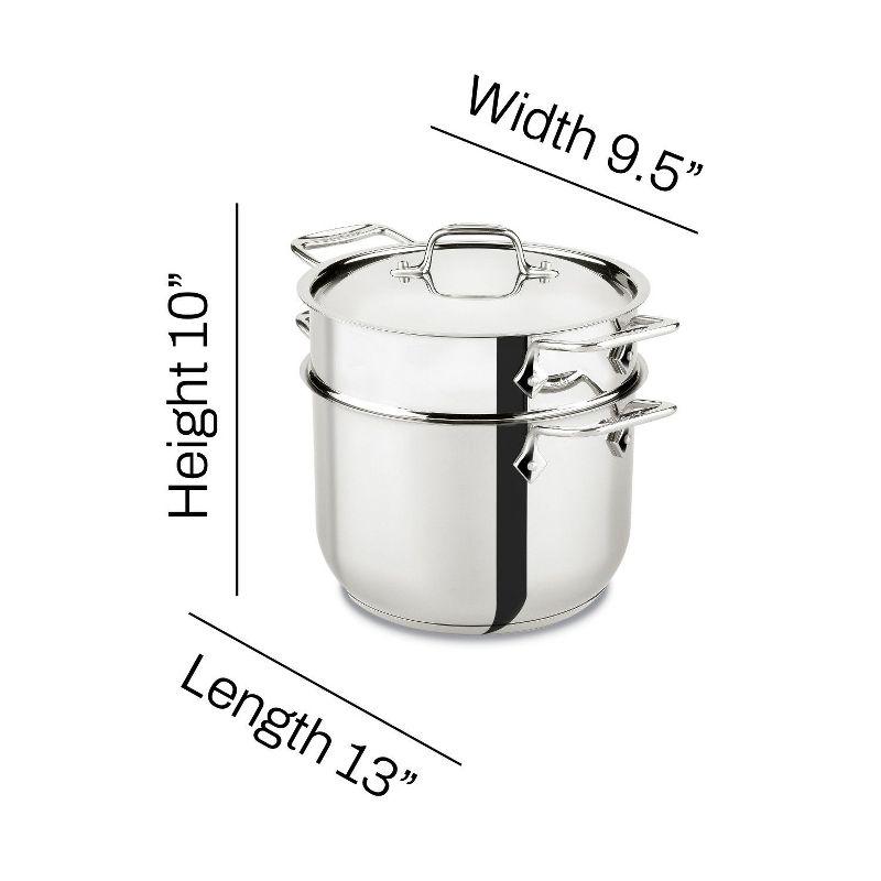 All-Clad ® Stainless Steel 6-Qt. Pasta Pot with Lid