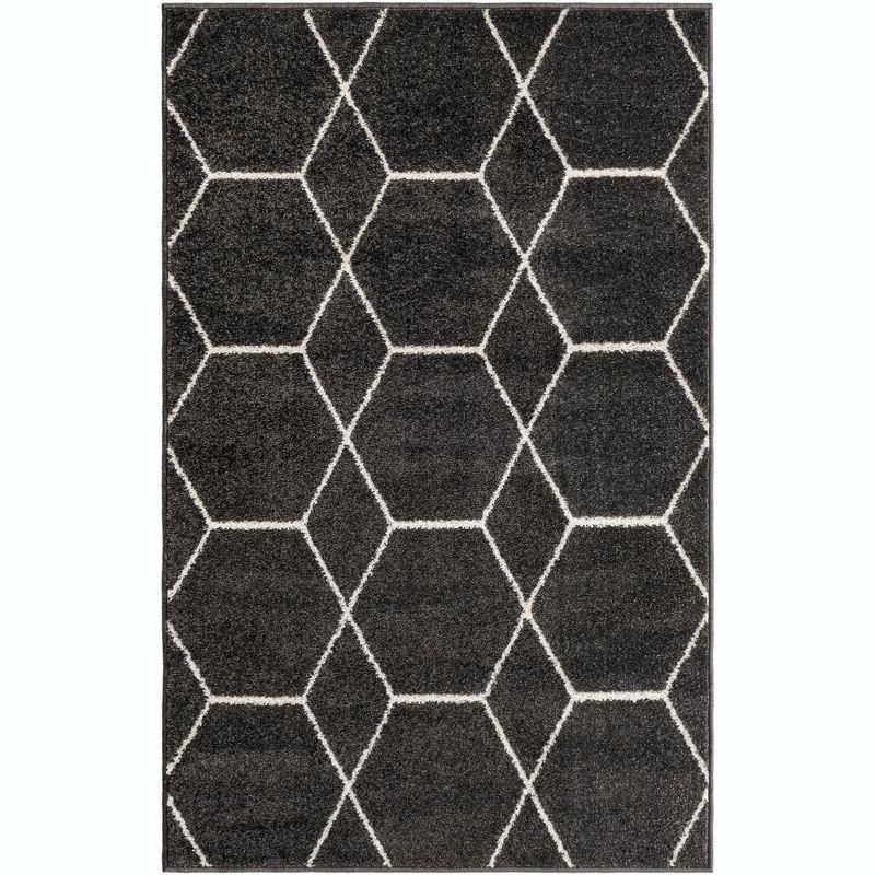 Unique Loom Trellis Frieze Geometric Trellis Indoor Woven Area Rug