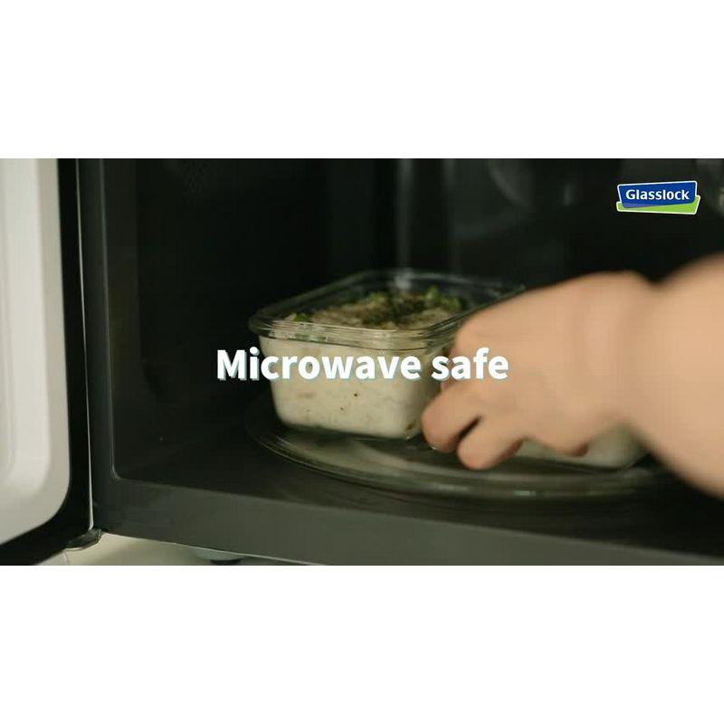Glasslock Glasslock Oven and Microwave Safe Glass Food Storage Containers 14 Piece Set