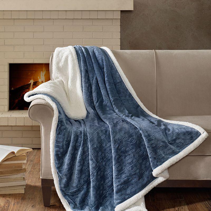 Elma Oversized Textured Plush Throw