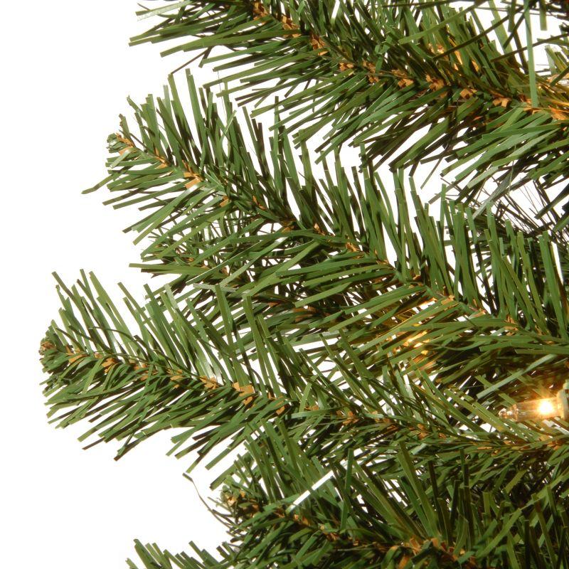 4' Prelit Pencil Montclair Spruce Artificial Christmas Tree Clear Lights - National Tree Company