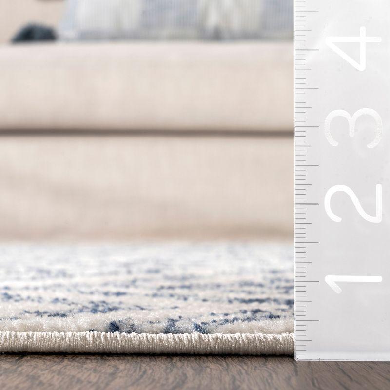 Nuloom Rosanne Chevron 7x9 Indoor Area Rug for Living Room Bedroom Dining Room Kitchen, Blue/Ivory