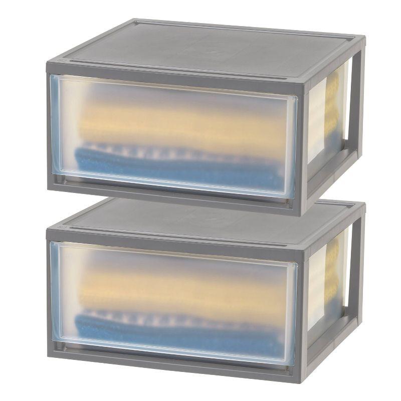 IRIS USA, Inc. IRIS USA, Inc. Plastic Bin (Set of 2)