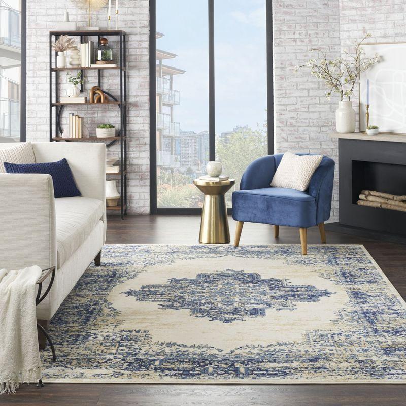 Nourison Grafix Center Medallion Area Rug