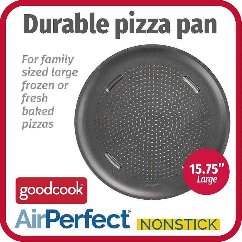 GoodCook AirPerfect 15.75" Insulated Nonstick Carbon Steel Pizza Pan with Holes