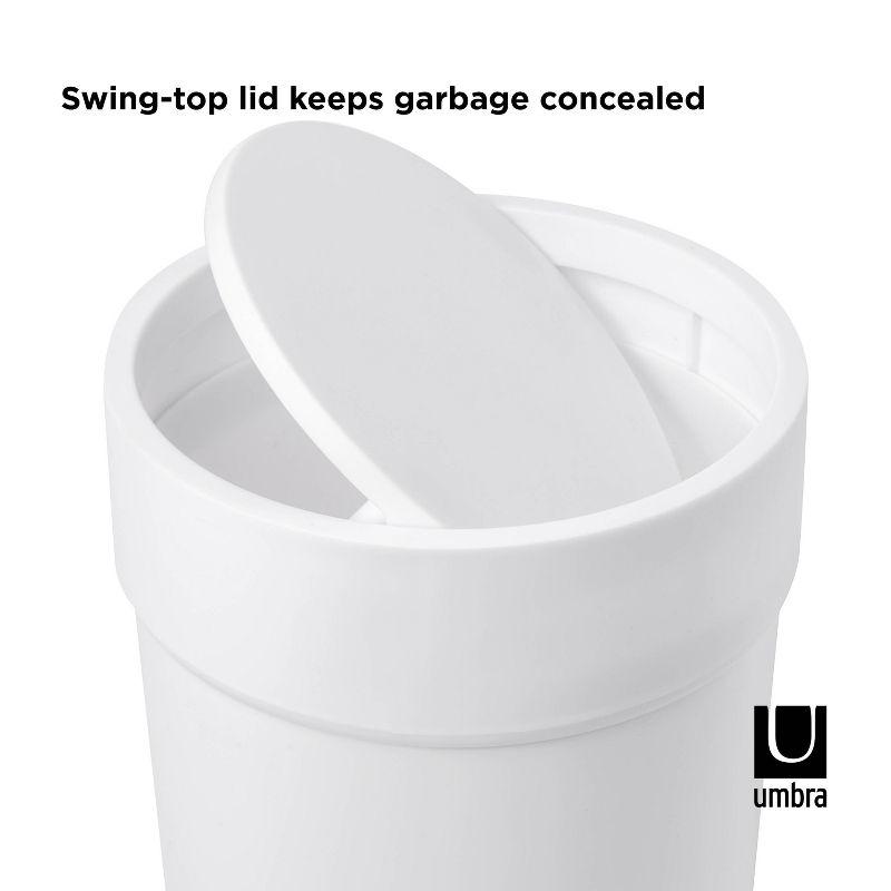 Touch Lidded Waste Can
