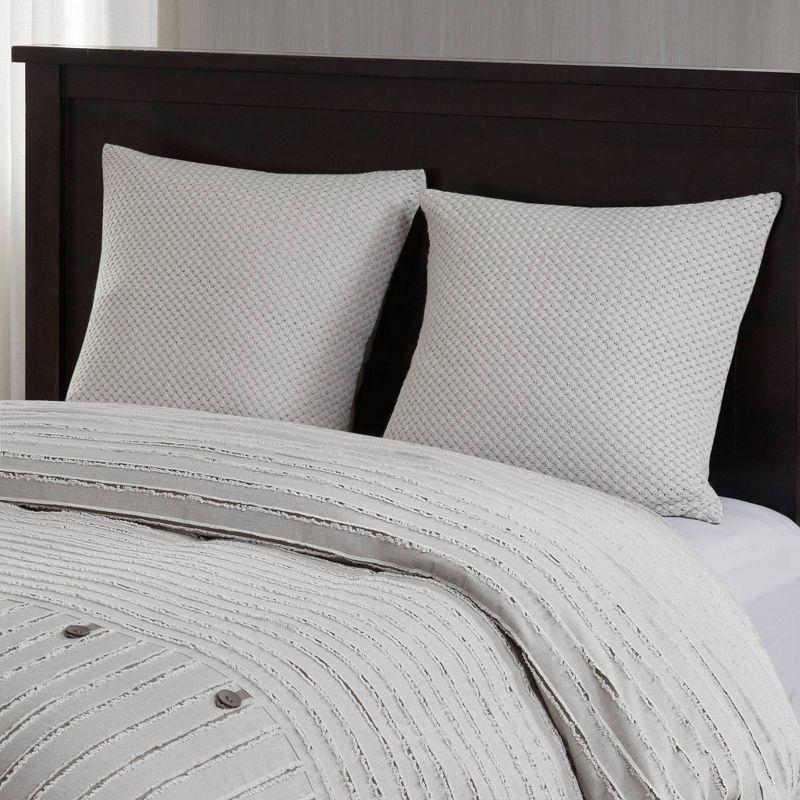 Madison Park Signature Essence Oversized Cotton Clipped Jacquard Comforter Set