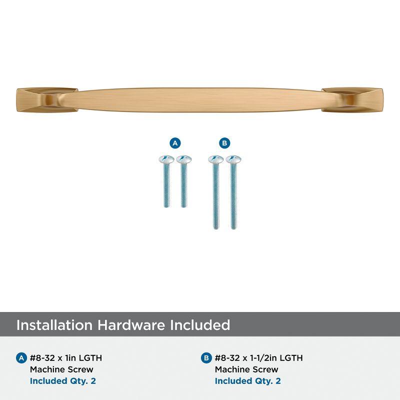 Amerock Highland Ridge 7-9/16 inch (192mm) Center-to-Center Champagne Bronze Cabinet Pull
