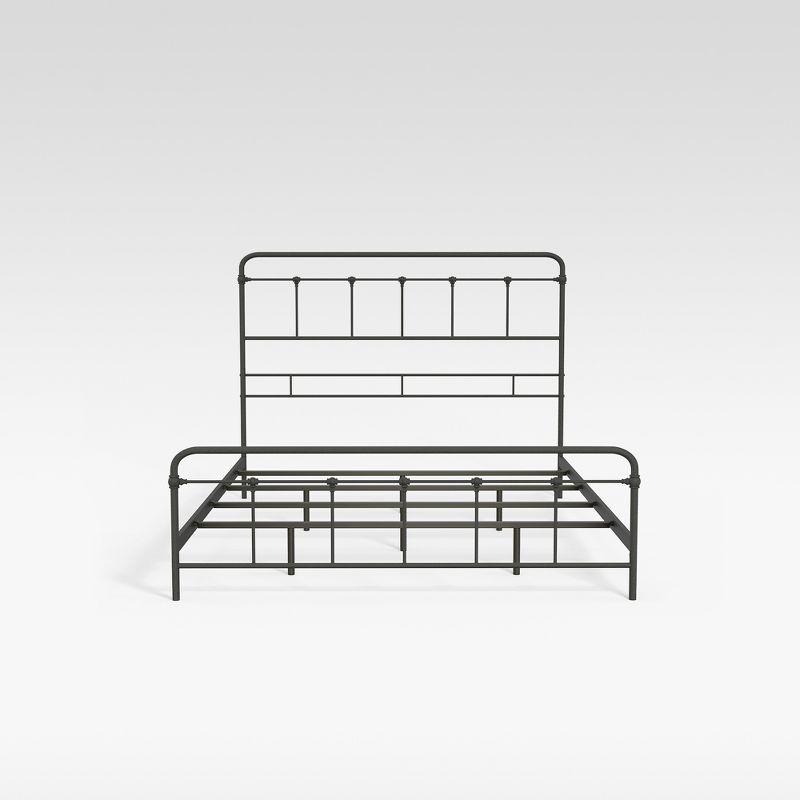 eLuxury Modern Industrial Metal Cordova Bed Frame