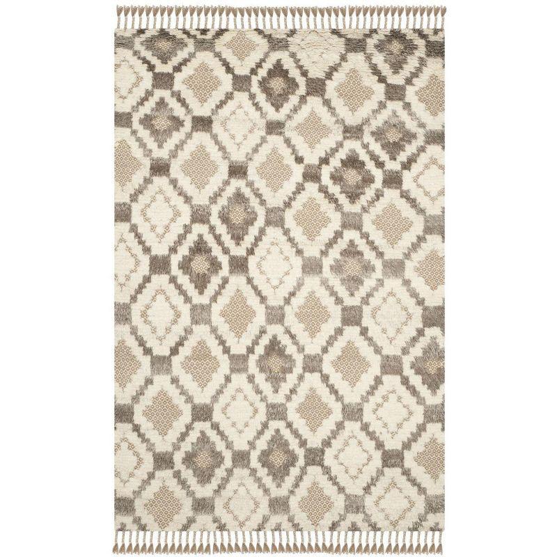 Kenya KNY807 Hand Knotted Area Rug - Natural - 5'x8' - Safavieh.