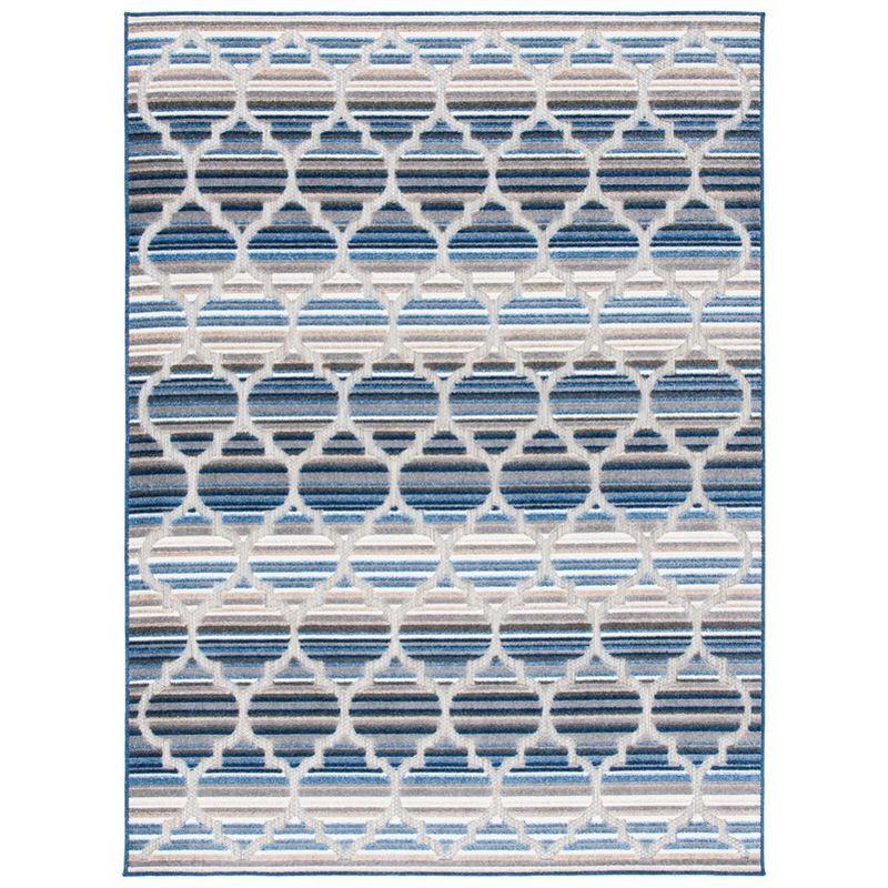 Cabana CBN333 Loomed Indoor Area Rug - Blue/Grey - 5'3"x7'6" - Safavieh