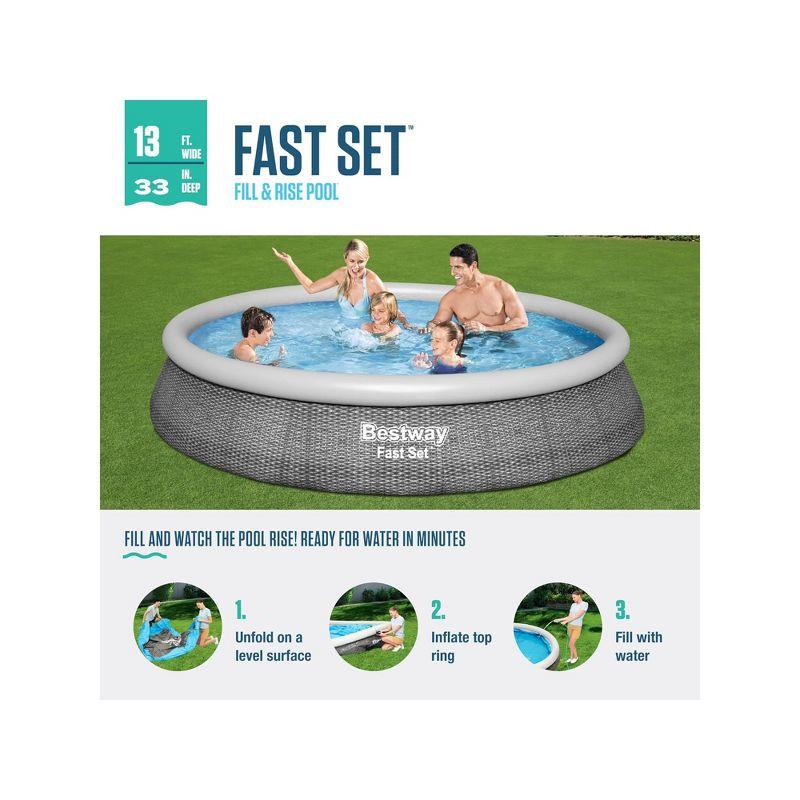 Bestway Plastic Round Inflatable Pool H x W x L