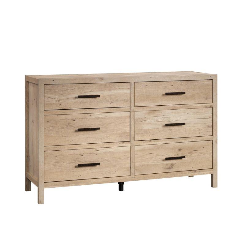 Prime Oak Double Dresser with Six Drawers