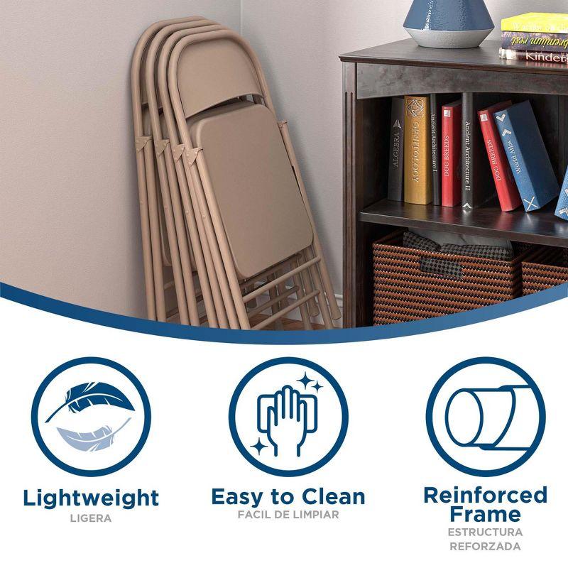 COSCO SmartFold All-Steel Folding Chair