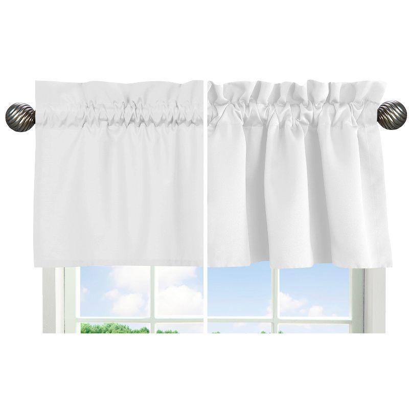 Sweet Jojo Designs Diamond Tuft Geometric Tailored 54" Window Valance
