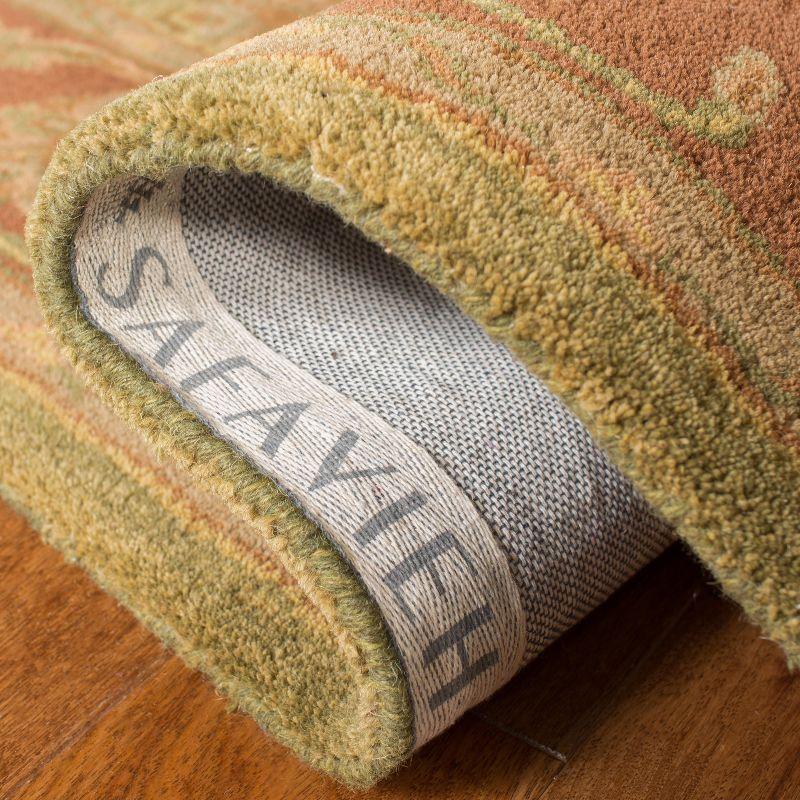 Golden Jaipur GJ250 Hand Tufted Runner Rug - Green/Rust - 2'3"x16' - Safavieh.