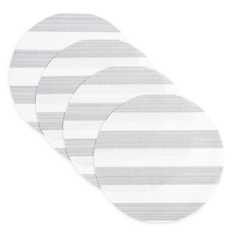 Town & Country Basics Cabana Stripe Indoor/Outdoor Round Placemat