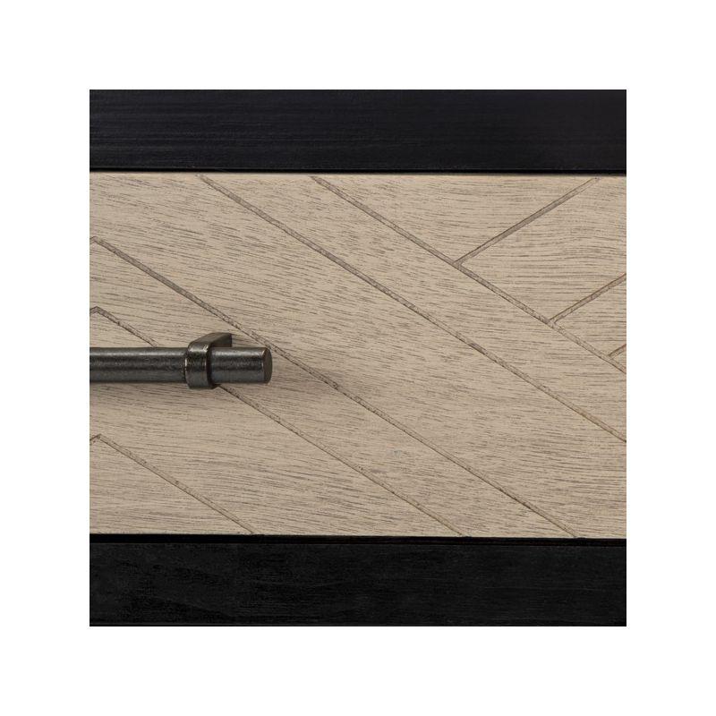 Ajana 1 Drawer Accent Table - Black - Safavieh.