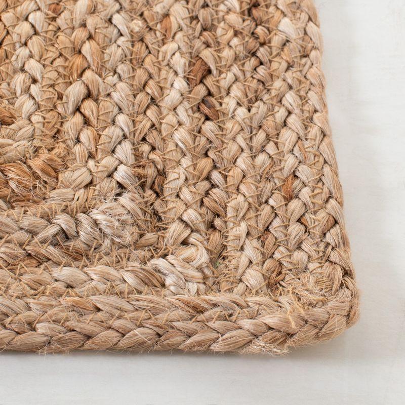 Natural Jute Handwoven Flat Woven Runner Rug