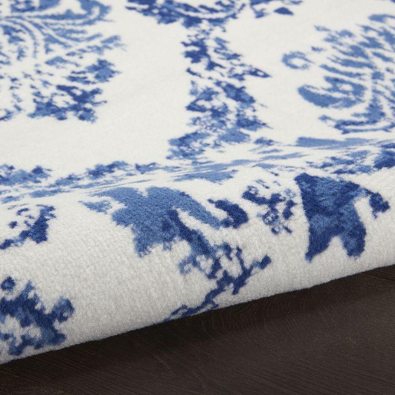 Nourison Whimsicle WHS01 Indoor only Area Rug - Ivory Navy 7' x 10'