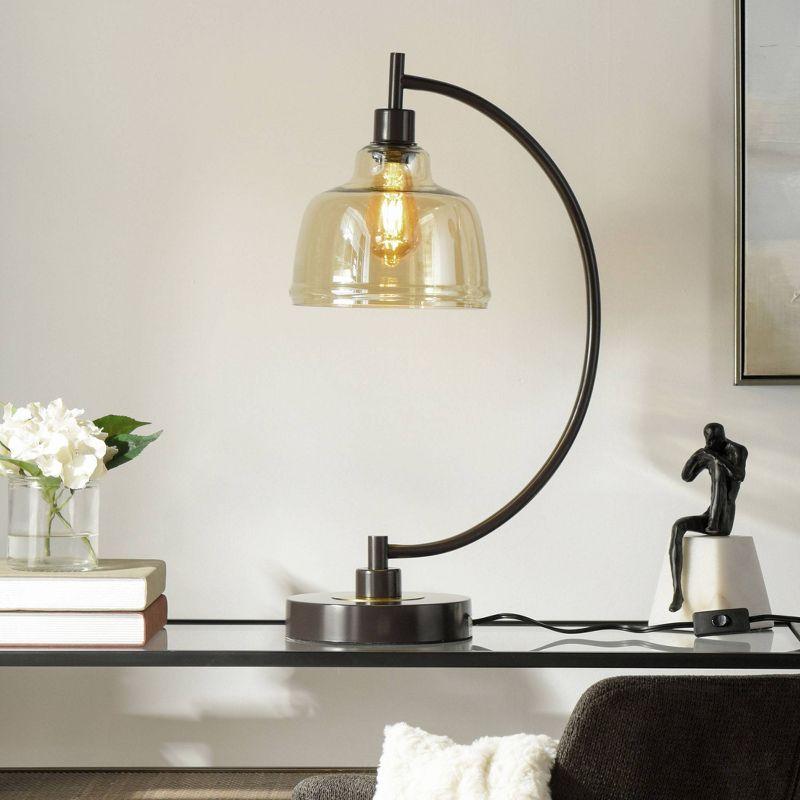 Gracie Oaks Tildenville Arched Lamp